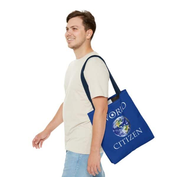 World Citizen/My Home 2-sided Tote Bag - 13" x 13"