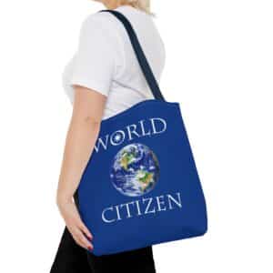 World Citizen/My Home 2-sided Tote Bag - 16" x 16"