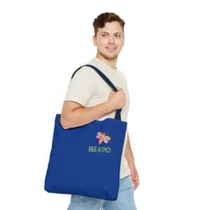 Bee Kind Honeycomb Quilt Tote Bag - 18" x 18"