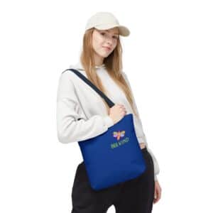Bee Kind Honeycomb Quilt Tote Bag - 13" x 13"