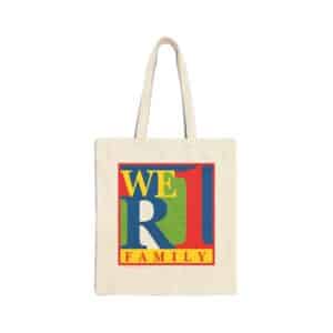 WeR1 (We Are One) Family Canvas Tote Bag - Natural
