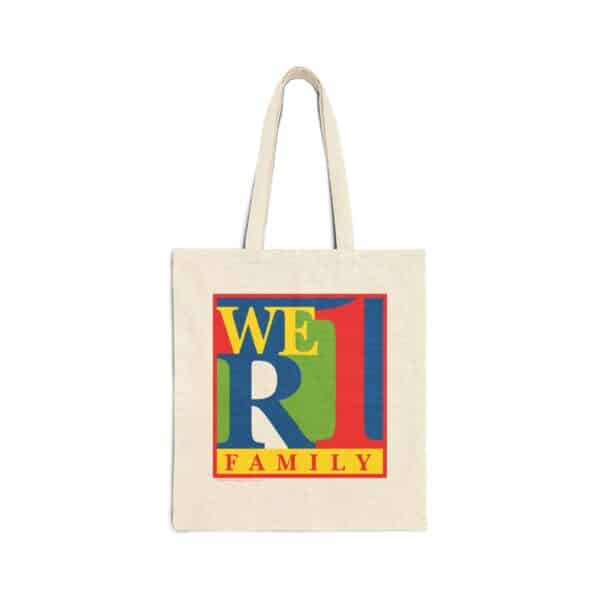WeR1 (We Are One) Family Canvas Tote Bag - Natural