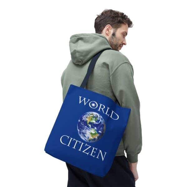 World Citizen/My Home 2-sided Tote Bag - 16" x 16"