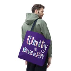 Unity in Diversity Tote Bag - 18" x 18"