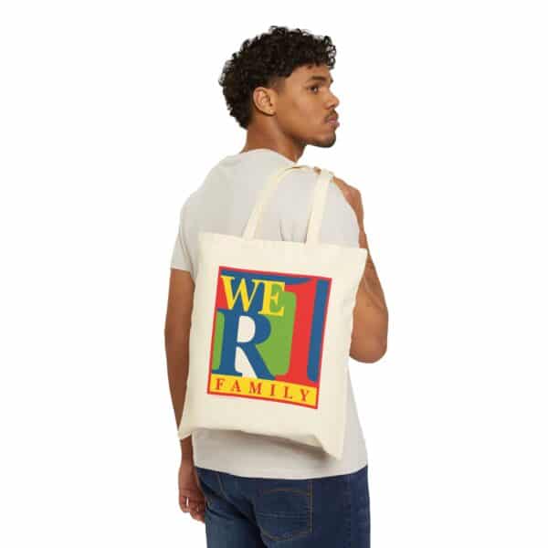WeR1 (We Are One) Family Canvas Tote Bag - Natural