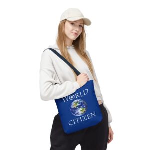 World Citizen/My Home 2-sided Tote Bag - 13" x 13"