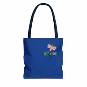 Bee Kind Honeycomb Quilt Tote Bag - Front