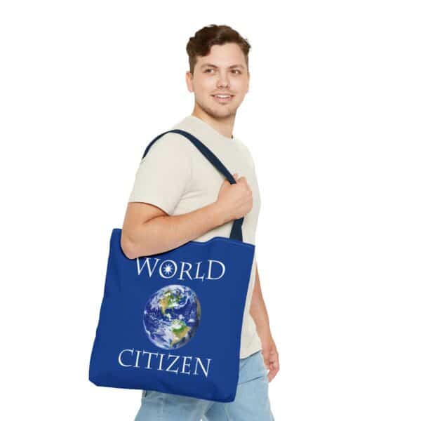 World Citizen/My Home 2-sided Tote Bag - 18" x 18"