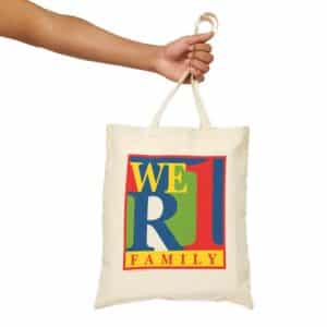 WeR1 (We Are One) Family Canvas Tote Bag - Natural