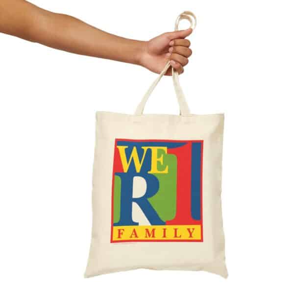 WeR1 (We Are One) Family Canvas Tote Bag - Natural