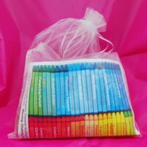 Kind Puzzle comes in an organza bag with a poster