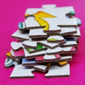Kind Puzzle is made of thick pieces