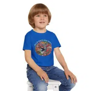 Let’s Be Kind to Every Creature Toddler T-shirt - Royal Blue