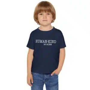 Human*Kind – Let’s Be Both Toddler T-shirt - Navy