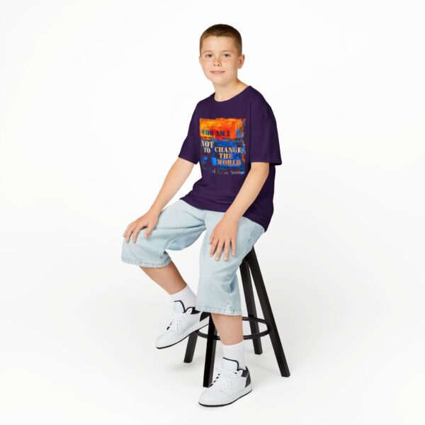 Who Am I NOT to Change the World – Kids Tee - Who Am I NOT to Change the World – Kids Tee - Purple