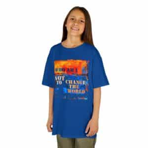 Who Am I NOT to Change the World – Kids Tee - Who Am I NOT to Change the World – Kids Tee - Royal Blue