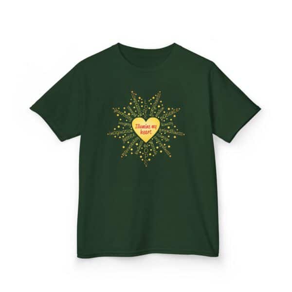 Kid's 'Illumine my heart' in Forest Green