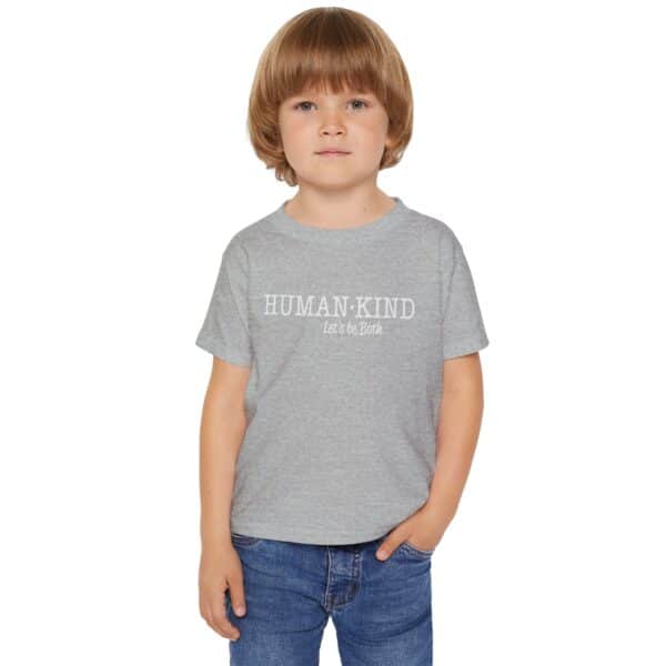 Human*Kind – Let’s Be Both Toddler T-shirt - Sport Gray