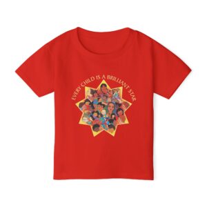 Every Child Is a Brilliant Star Toddler T-shirt - Red