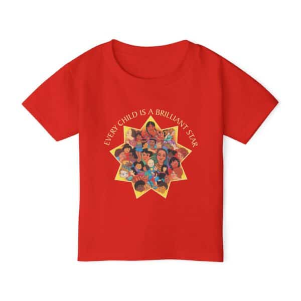 Every Child Is a Brilliant Star Toddler T-shirt - Red