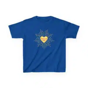 Kid's 'Illumine my heart' in Royal Blue