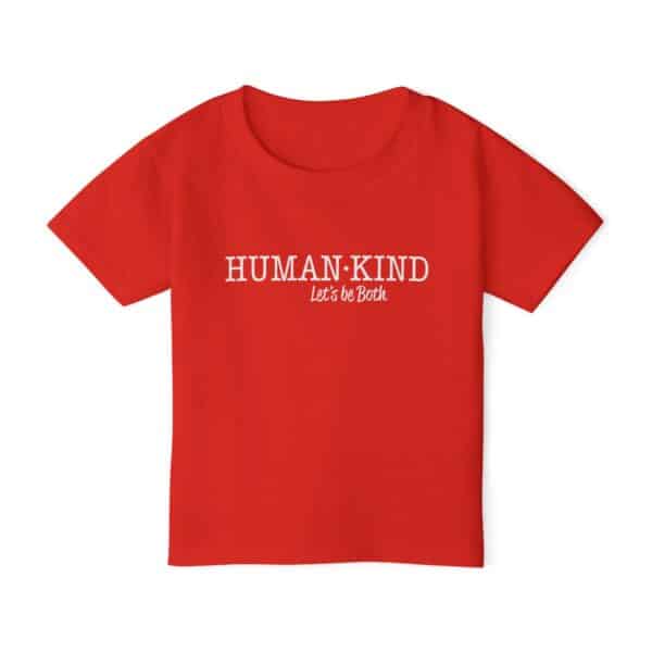 Human*Kind – Let’s Be Both Toddler T-shirt - Red