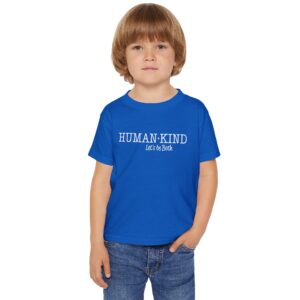 Human*Kind – Let’s Be Both Toddler T-shirt - Royal Blue
