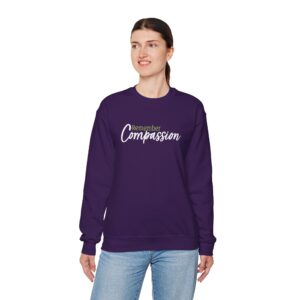 Remember Compassion Sweatshirt - Purple