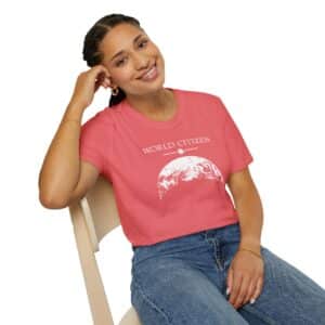 Classic World Citizen T-Shirt - Coral Silk