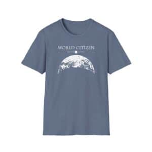 Classic World Citizen T-Shirt - Heather Indigo