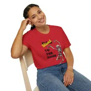 Blessed to the Bone T-Shirt - Red