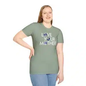 Love Your Mother T-Shirt in Sage