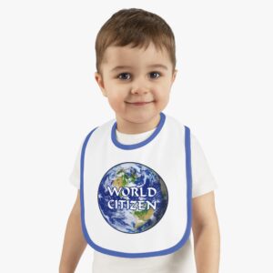 World Citizen Baby Big with blue trim