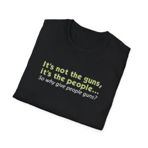 Why Guns - printed on front - black