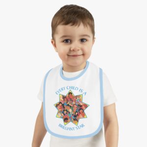 Every Child is a Brilliant Star with blue trim