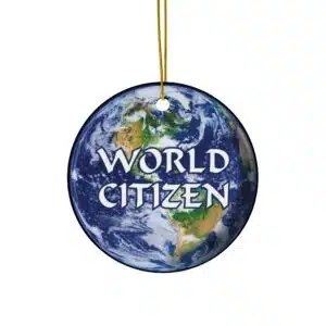 World Citizen/My Home Decorative Ceramic Ornaments