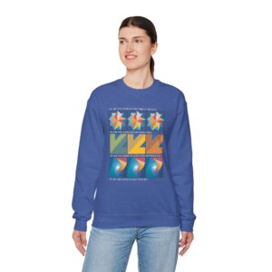 Colors of One Quilt Sweatshirt - Heather Sport Royal