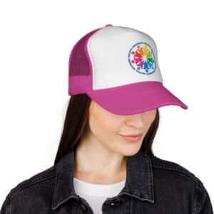 Neighbors Helping Neighbors Cap - Hot Pink/White/Hot Pink