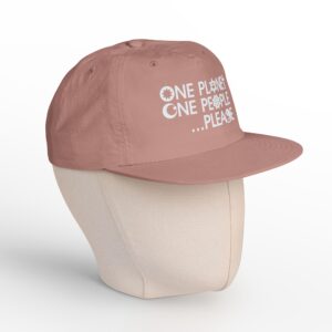 One Planet, One People …Please Cap - Hazy Pink