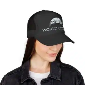 Classic World Citizen Cap - Black