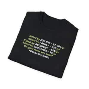 Do the Math on Gun Deaths T-Shirt - Black