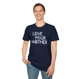 Love Your Mother T-Shirt in Navy