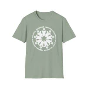 Neighbor Helping Neighbor T-Shirt on Sage