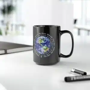 World Citizen / My Home Black 15oz Coffee Mug
