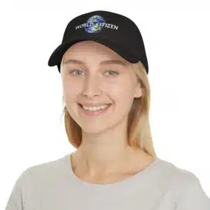 Full Color World Citizen Baseball Cap - Black