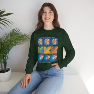 Colors of One Quilt Sweatshirt - Forest Green