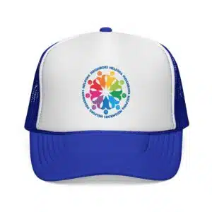 Neighbors Helping Neighbors Cap - Royal/White/Royal