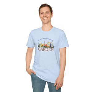 Flowers of One Garden T-Shirt - Light Blue