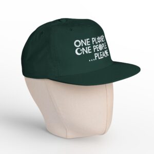 One Planet, One People …Please Cap - Pine Green