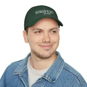 Human*Kind – Let’s be both – Low Profile Cap - Dark Green